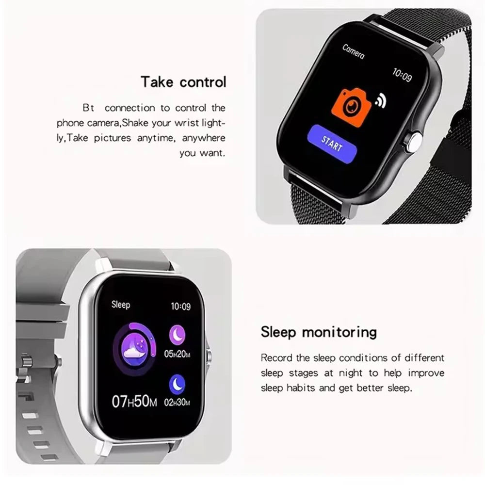 1.44" Bluetooth Smart Watch for Android & iOS