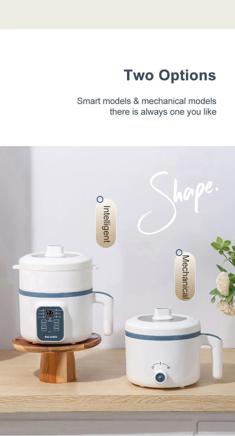 Mini Electric Rice Cooker & Multifunction Hotpot