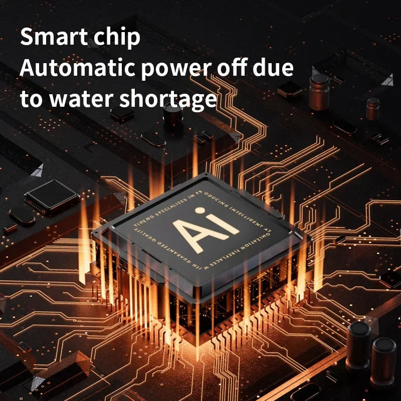 3D Steam Electric Fireplace with App Control Smart LED Flame Water Vapor Humidifier for Bedroom Living Room TV Decor