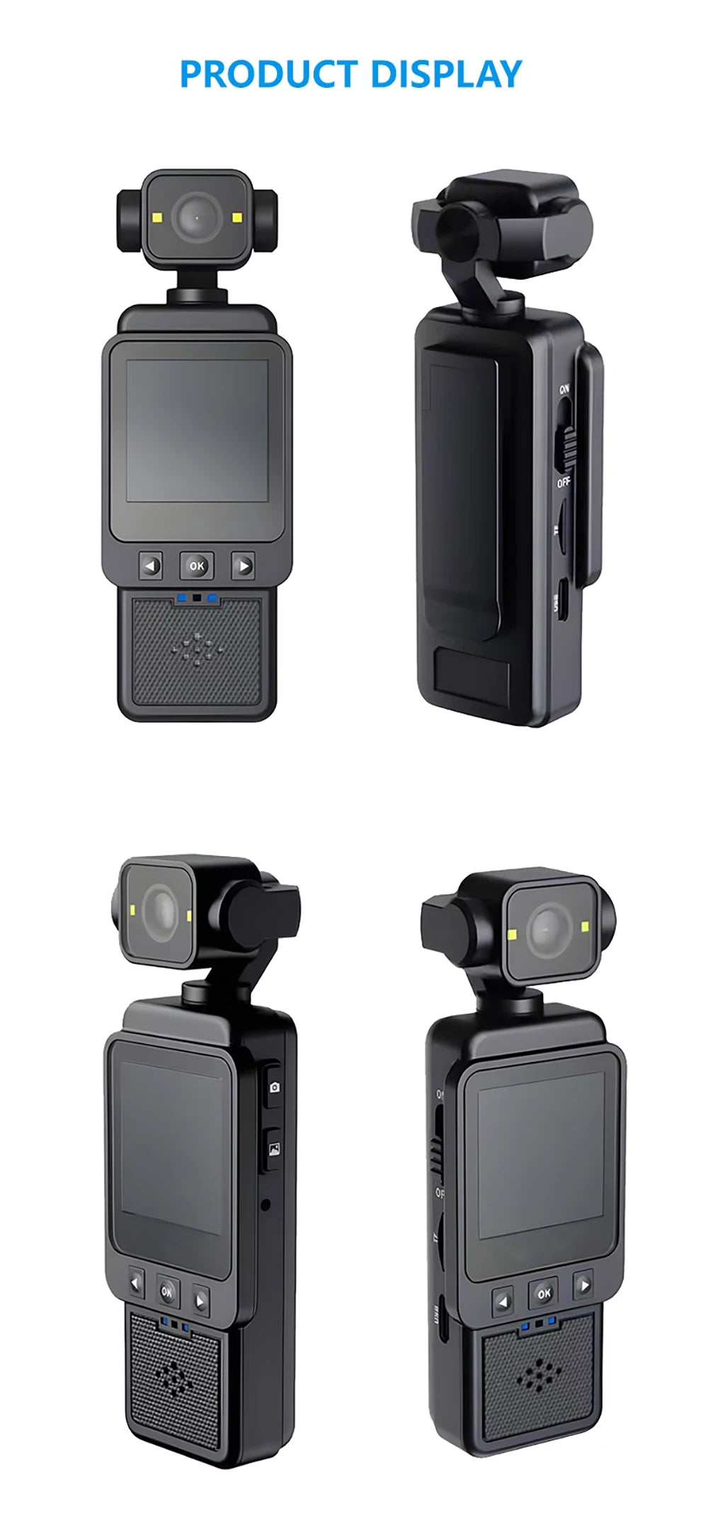 1080P HD WiFi Law Enforcement Mini Camera