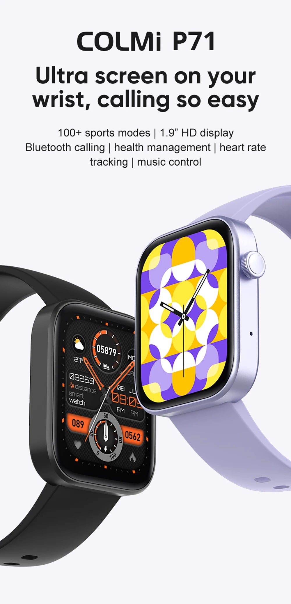 COLMI P71 Smartwatch with Voice Calling