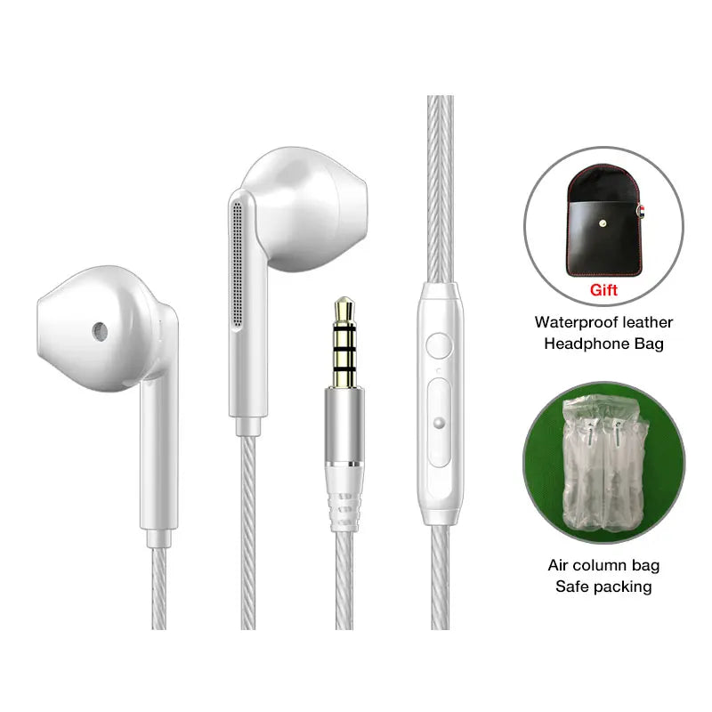 EARDECO Wired In-Ear Headphones with Mic