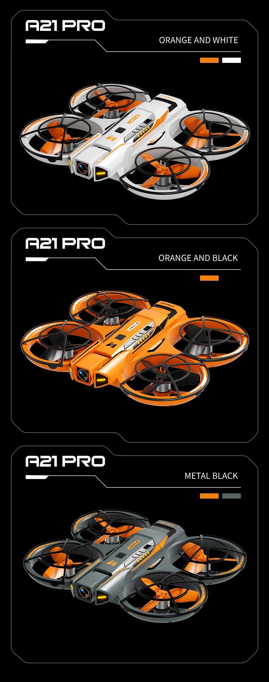 For Xiaomi New A21 Pro Mini Drone 4K Professional 8K HD Camera with Screen RC Dron Brushless Motor Obstacle Avoidance Quadcopter
