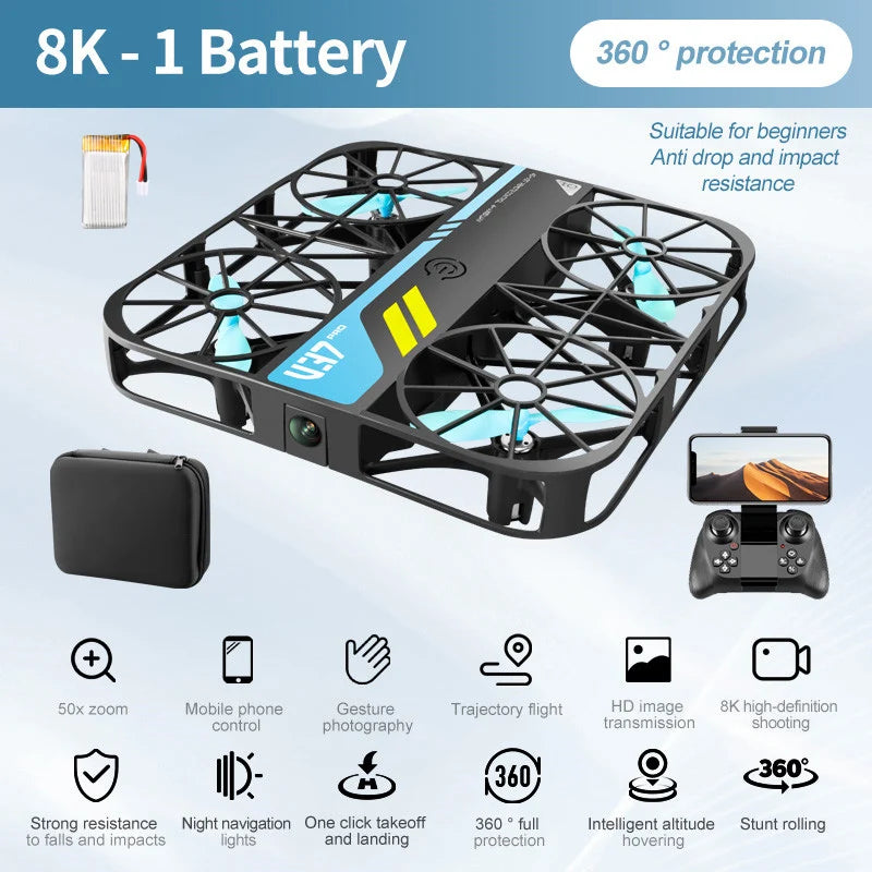 4DRC V37 Mini 8K Drone with 4K HD Camera & WiFi FPV
