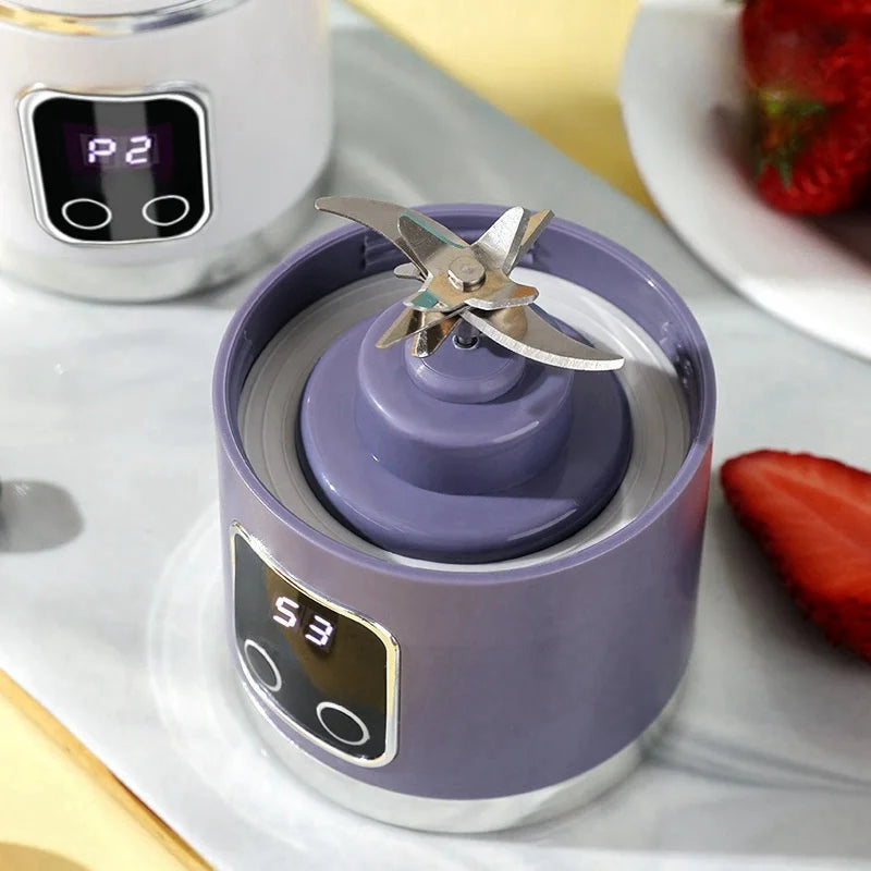 2025 Mini Electric Juicer – 450ML with Digital Display