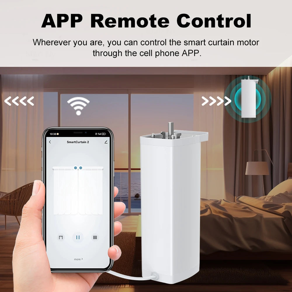 Tuya 155MM Zigbee/WiFi Smart Curtain Motor