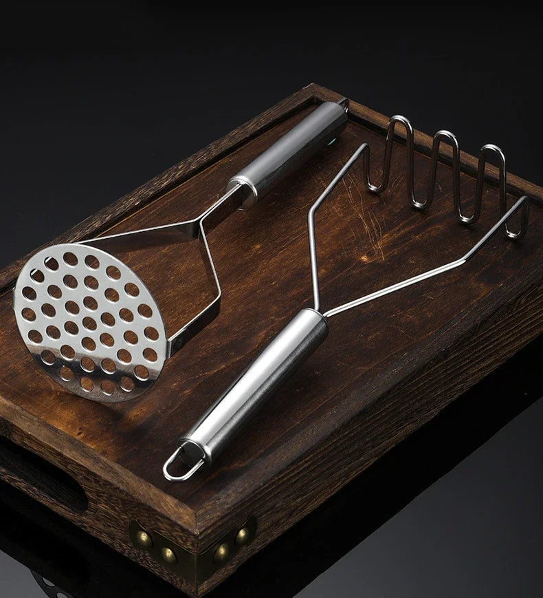 Stainless Steel Potato Puree Press, Kitchen Small Tools, Baby Food Grinder, Manual Press, Kitchen Small Tools