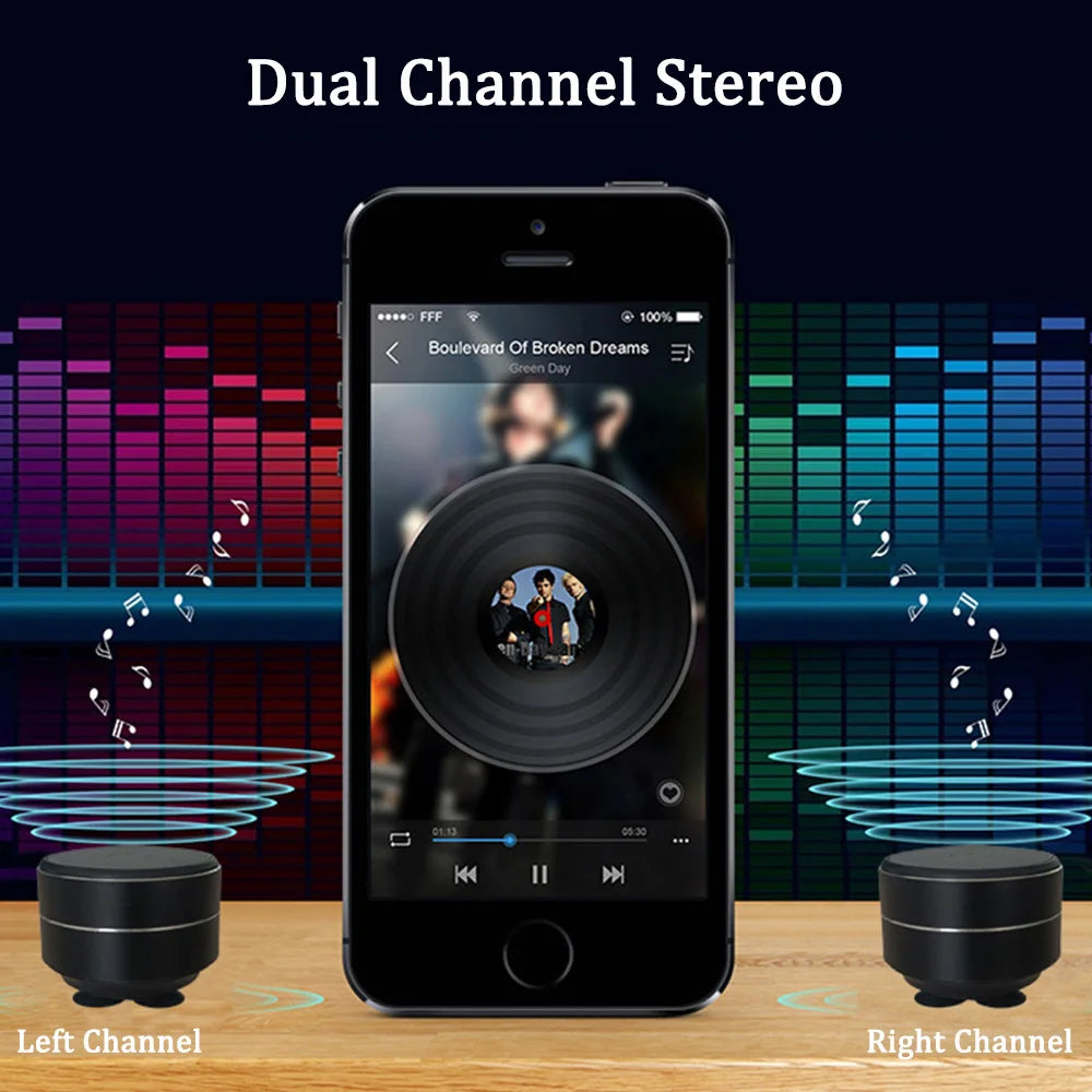 Mini Bone Conduction TWS Bluetooth Metal Speaker