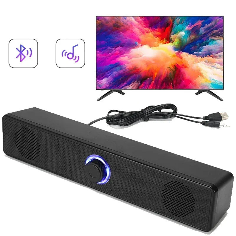 PC Soundbar Bluetooth & Wired USB Speaker
