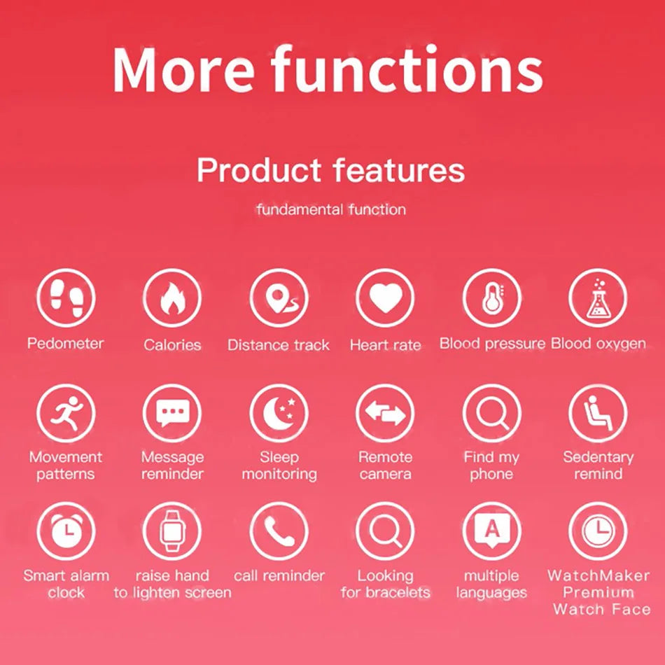 M6 Fitness Smart Watch for Men & Women