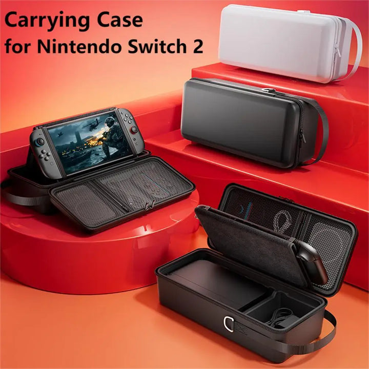 Hard Carrying Case for Nintendo Switch 2 Organizer Bag Shockproof Hard Travel Case Portable Storage Bag for Switch 2 Accessories