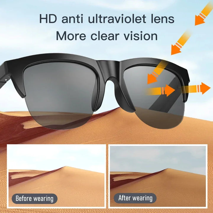 Smart Bluetooth 5.3 Sunglasses with Headphones