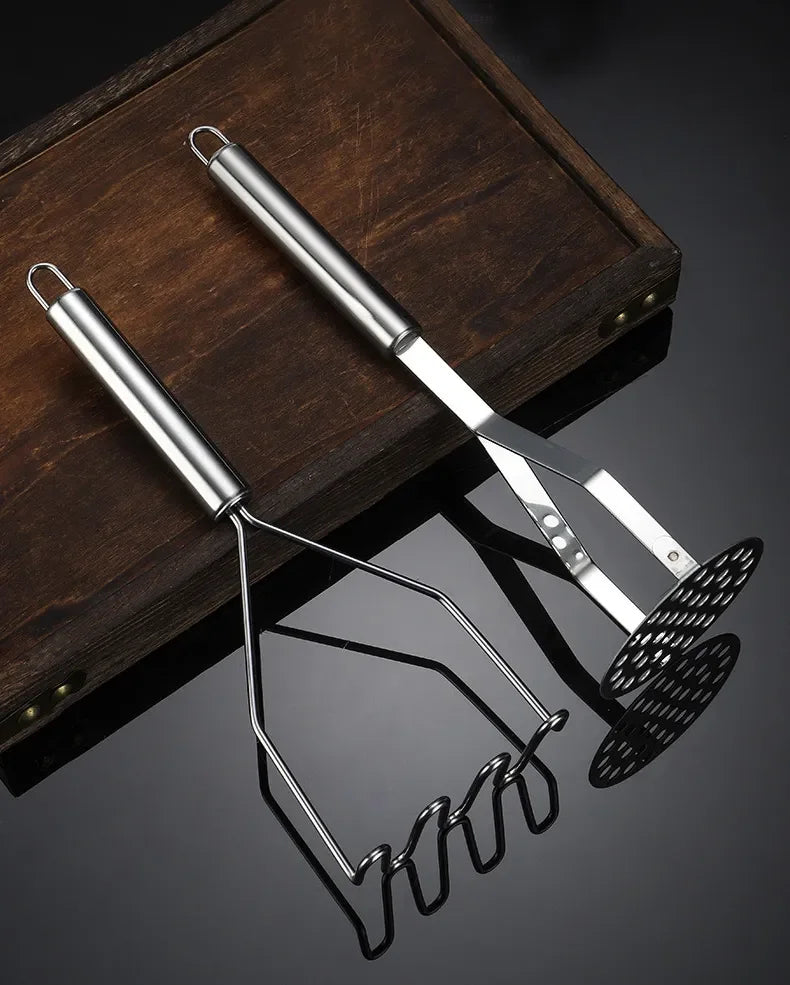 Stainless Steel Potato Puree Press, Kitchen Small Tools, Baby Food Grinder, Manual Press, Kitchen Small Tools