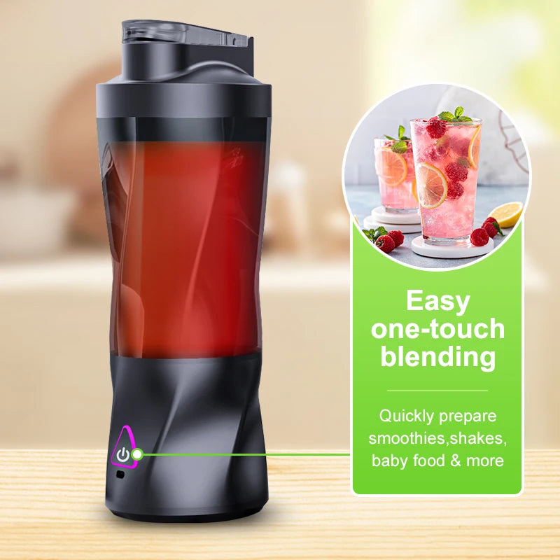Portable USB Rechargeable Juicer Blender – 700ML