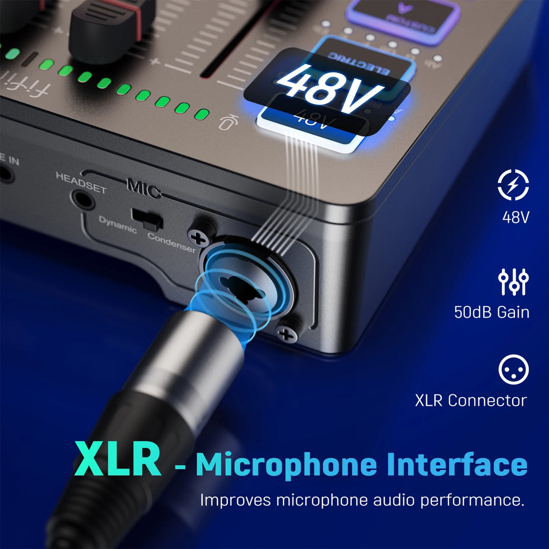 FIFINE SC3 RGB Gaming Audio Mixer