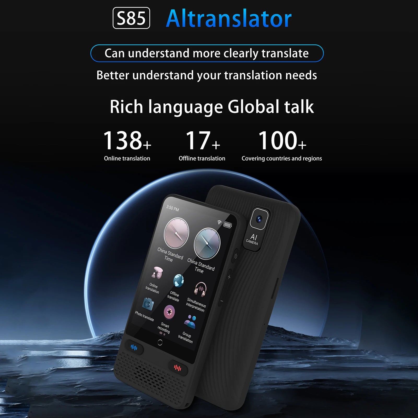 S85 Portable Language Translator Device