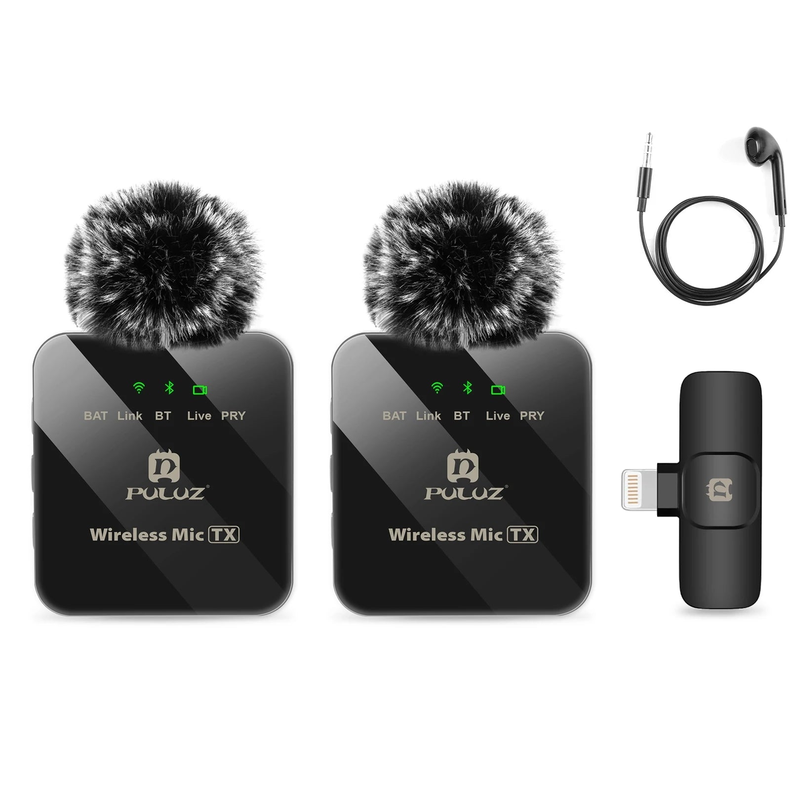 PULUZ Wireless Lavalier Mini Microphone