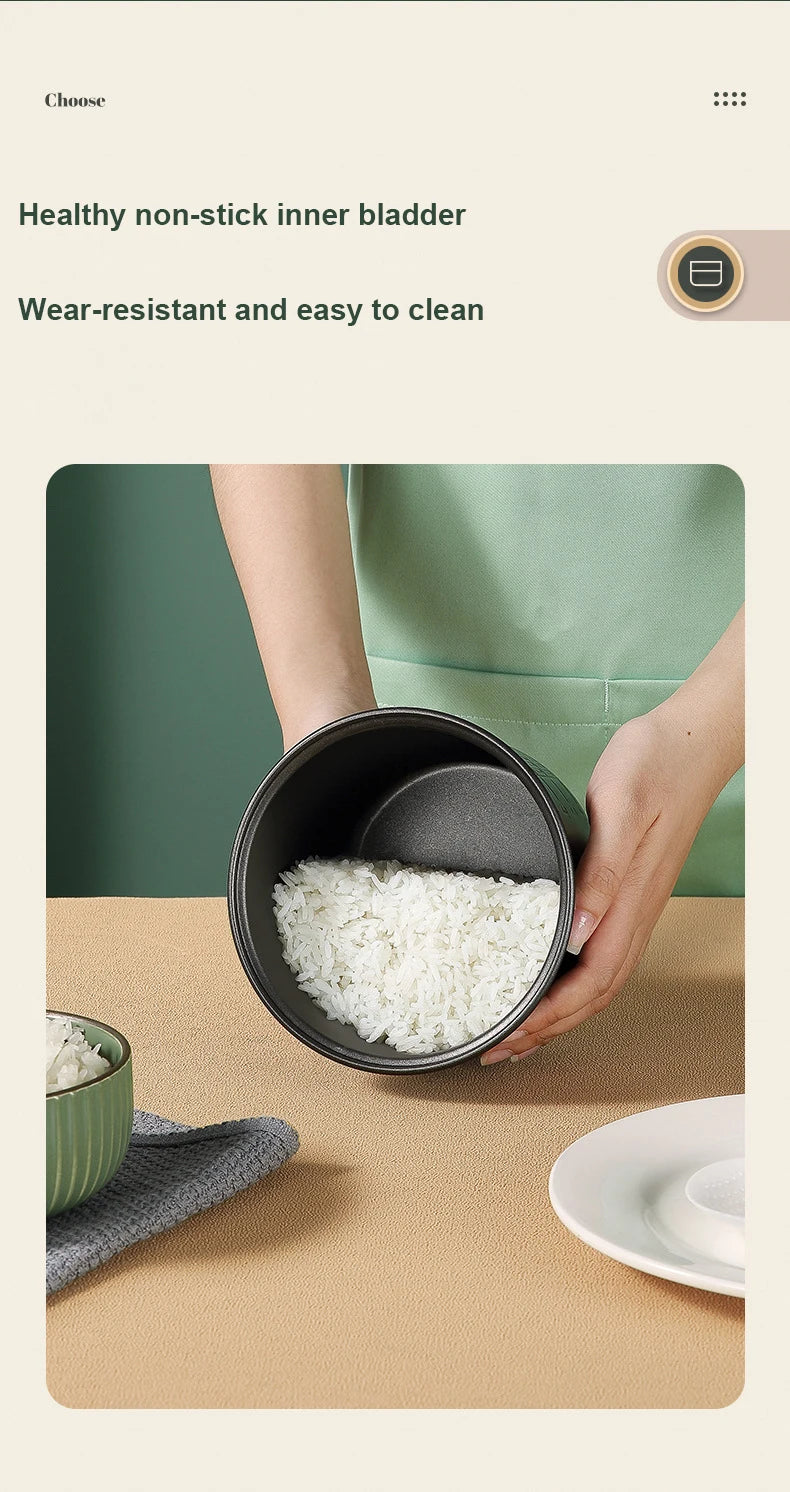 Mini Automatic 1.2L Rice Cooker for 1–2 People