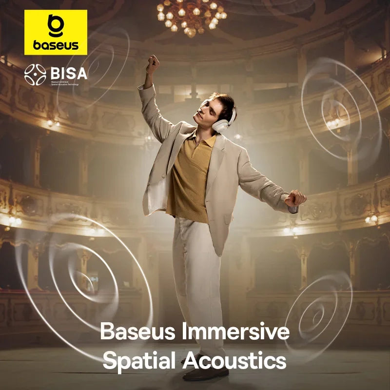 Baseus Bowie H1s Wireless Noise Canceling Headphones