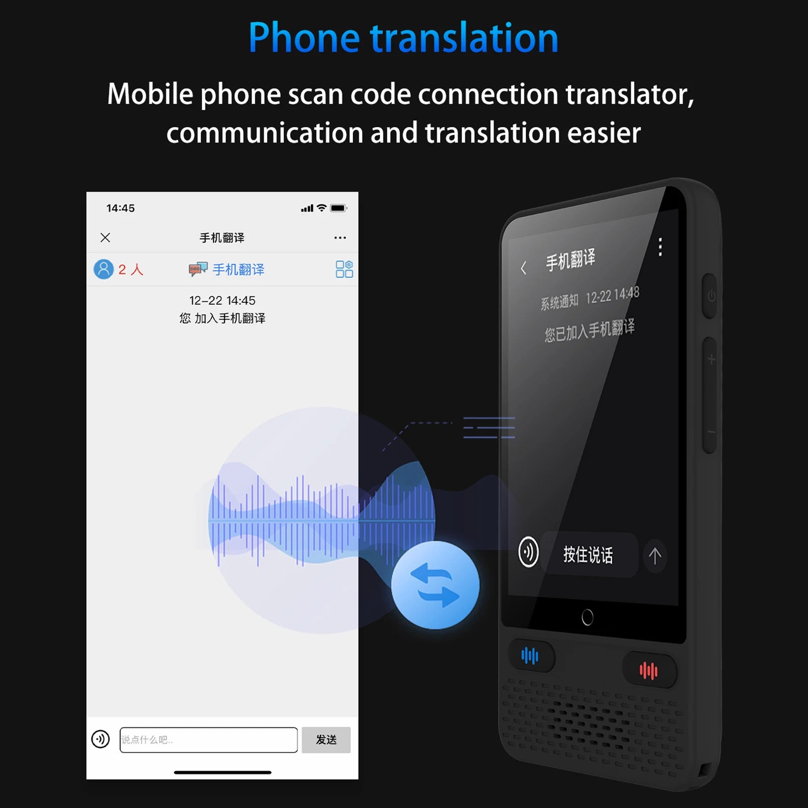 S85 Portable Language Translator Device