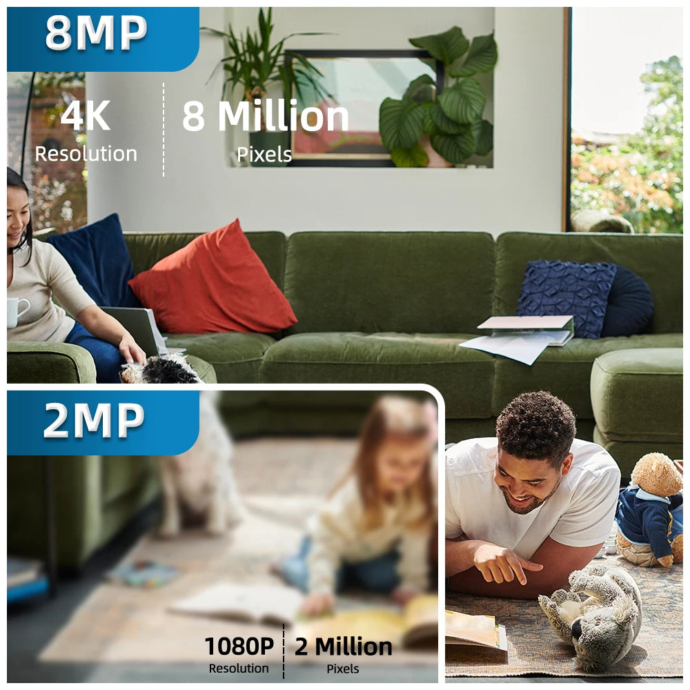 O-Kam Pro 8MP WiFi Outdoor IP Camera with 5X Zoom