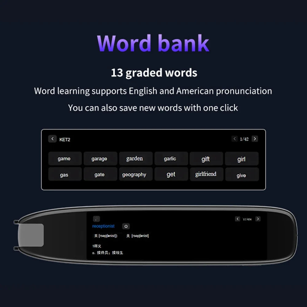 S65Pro Dictionary Translation Pen Scanner