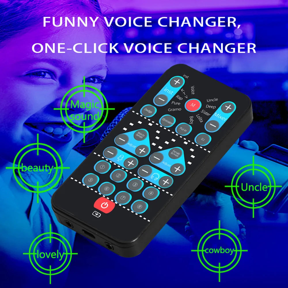 M10 Portable Voice Changer with Karaoke Function