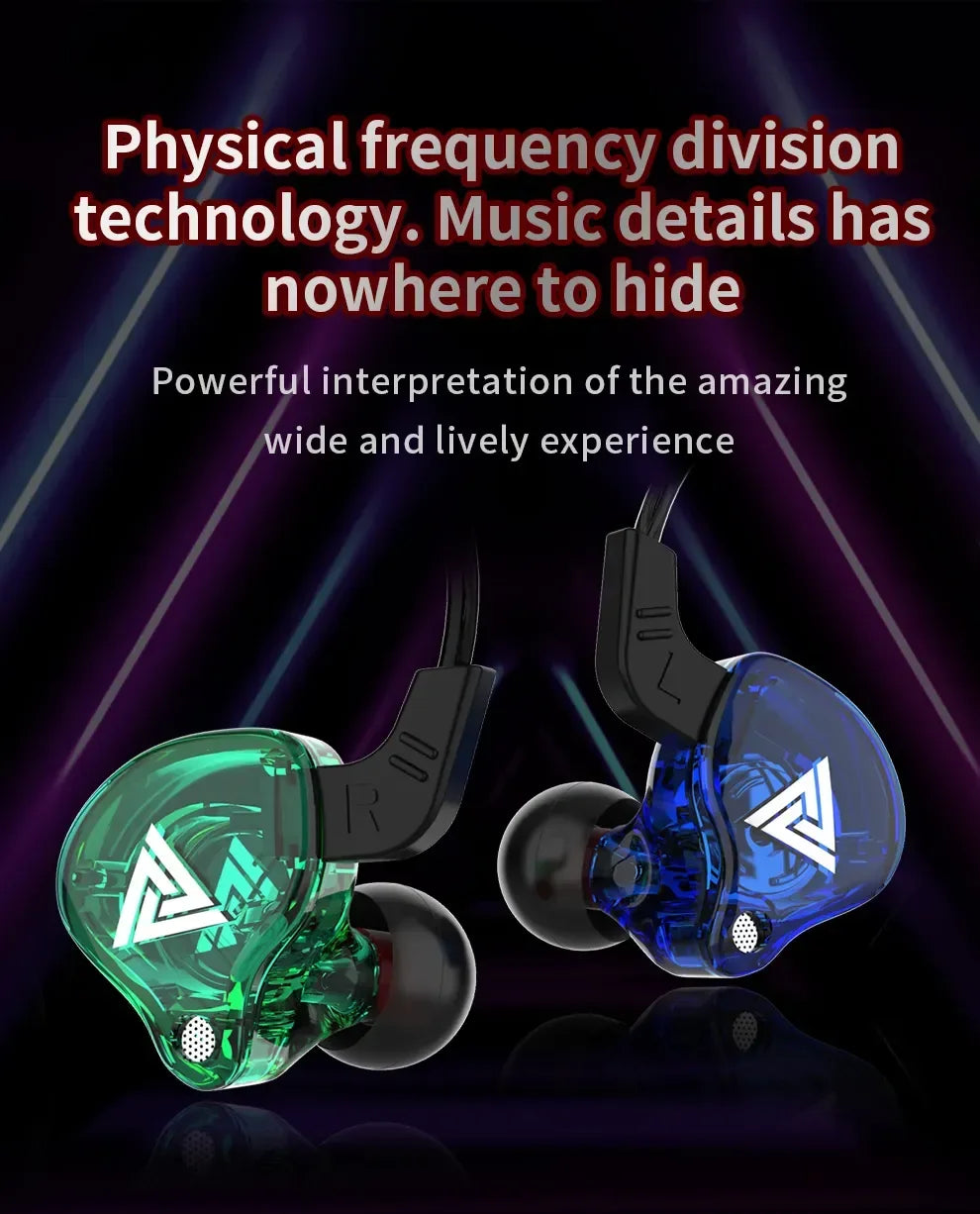 QKZ AK6 3.5mm Wired HiFi Earphones