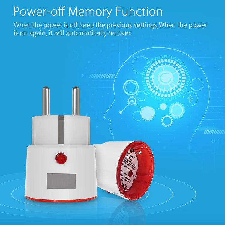 Tuya WiFi Smart Plug EU 16A with Power Monitoring