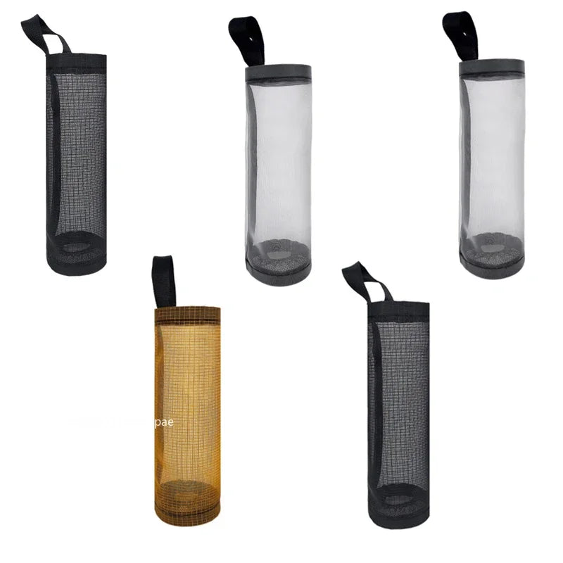 Wall-Mount Plastic Bag Holder Dispenser (1–5PCS)