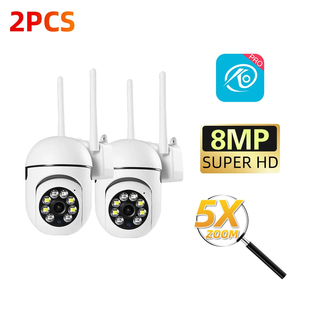 O-Kam Pro 8MP WiFi Outdoor IP Camera with 5X Zoom