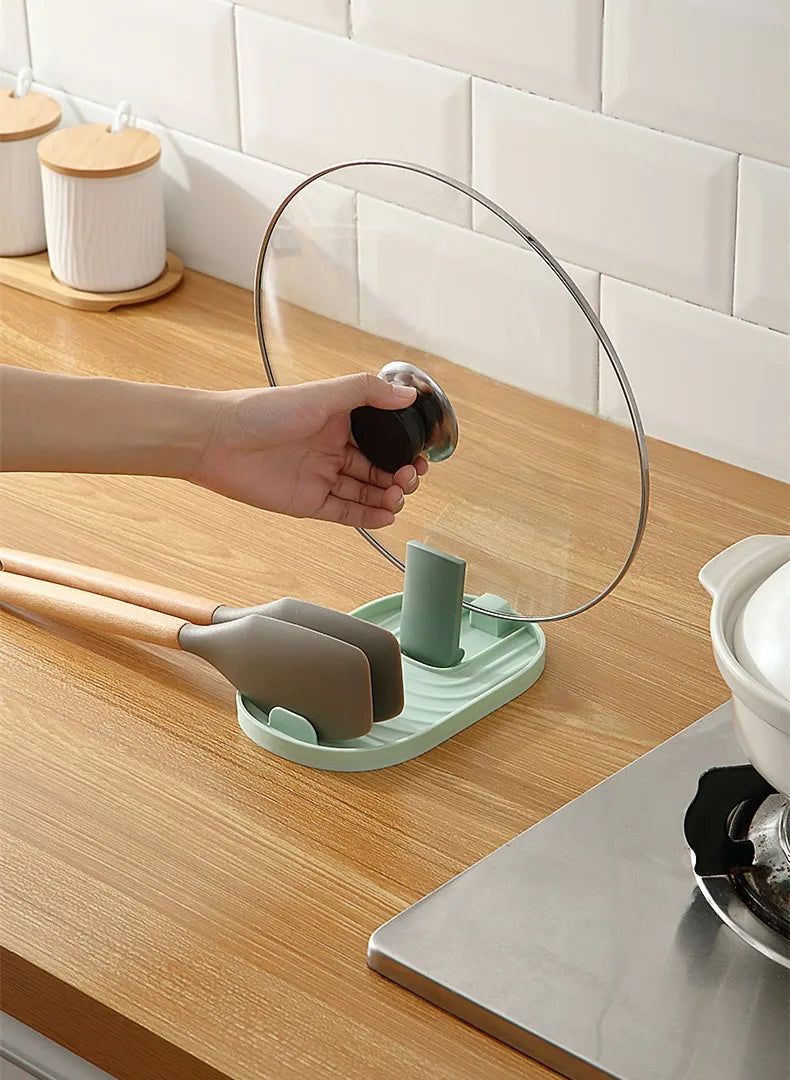 Heat-Resistant Kitchen Spoon Holder Rack