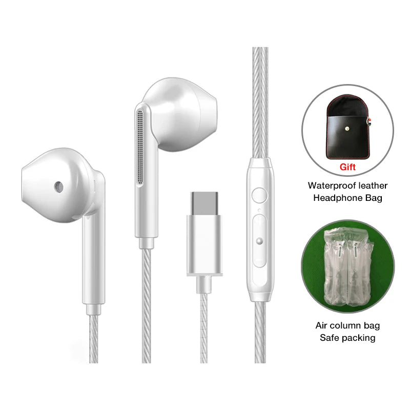 EARDECO Wired In-Ear Headphones with Mic