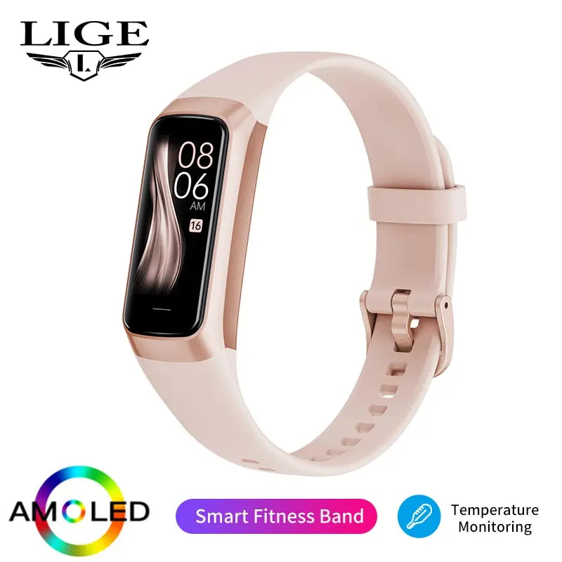 LIGE AMOLED Smart Watch for Men & Women