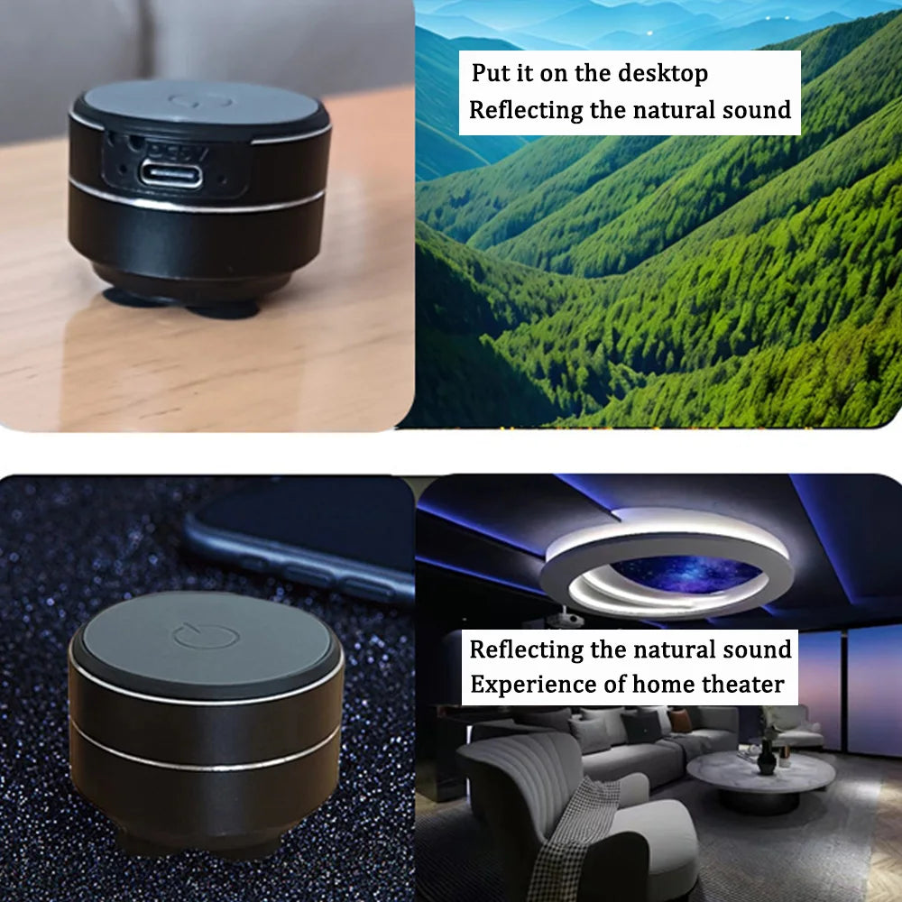 Mini Bone Conduction TWS Bluetooth Metal Speaker