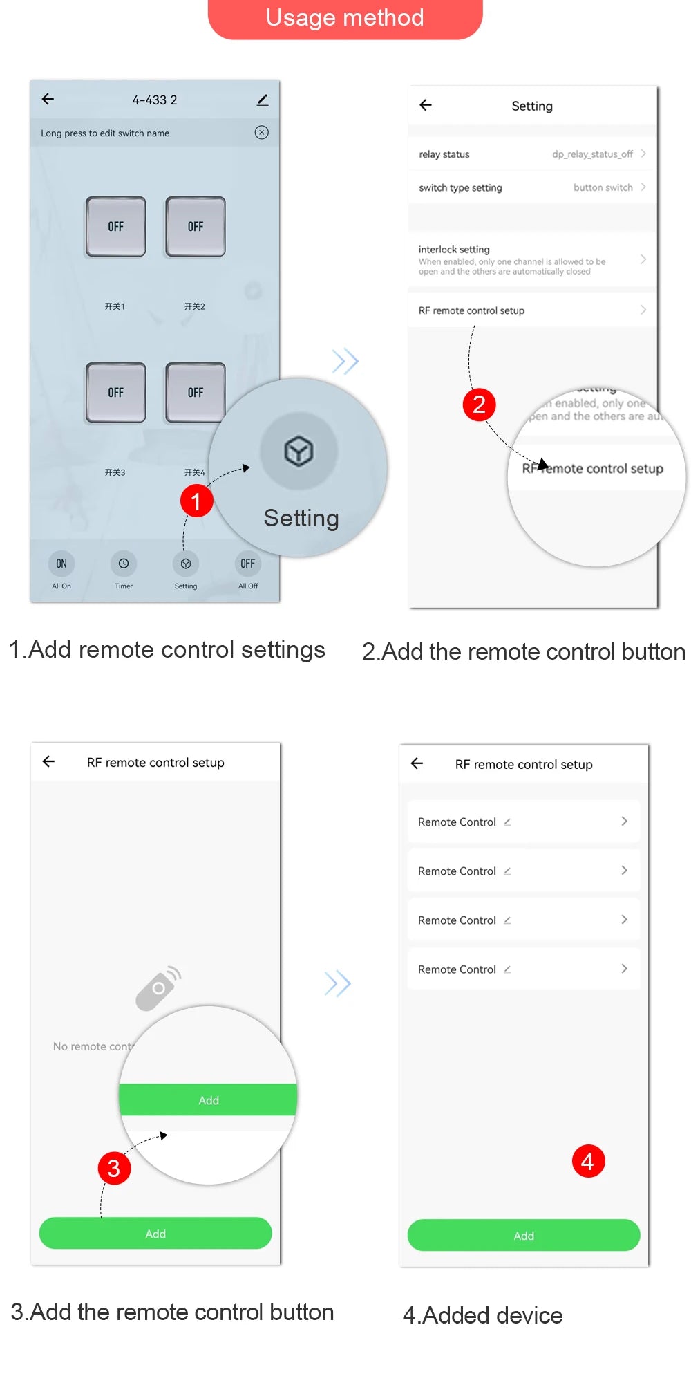 4CH Tuya WiFi Smart Relay Switch Module