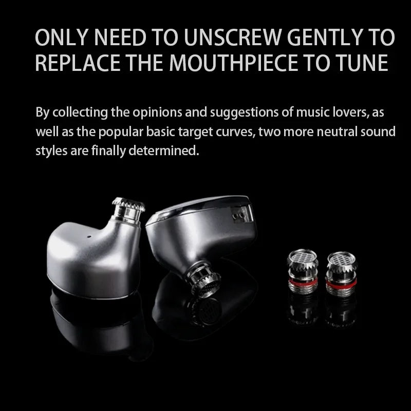 Zhulinniao Qingluan Z4 In-Ear Metal Headphones HiFi Sound Noise Cancelling for Music & Gaming Student And Office Use