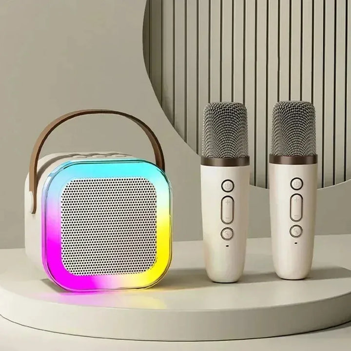 K12 Portable Bluetooth Karaoke Speaker with Dual Mics