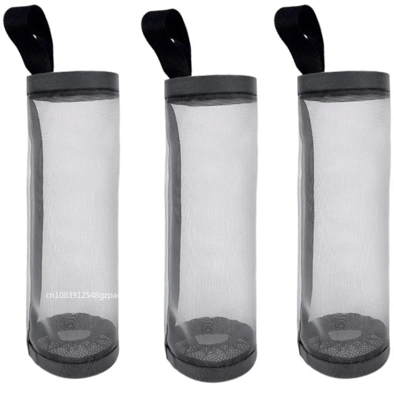 Wall-Mount Plastic Bag Holder Dispenser (1–5PCS)