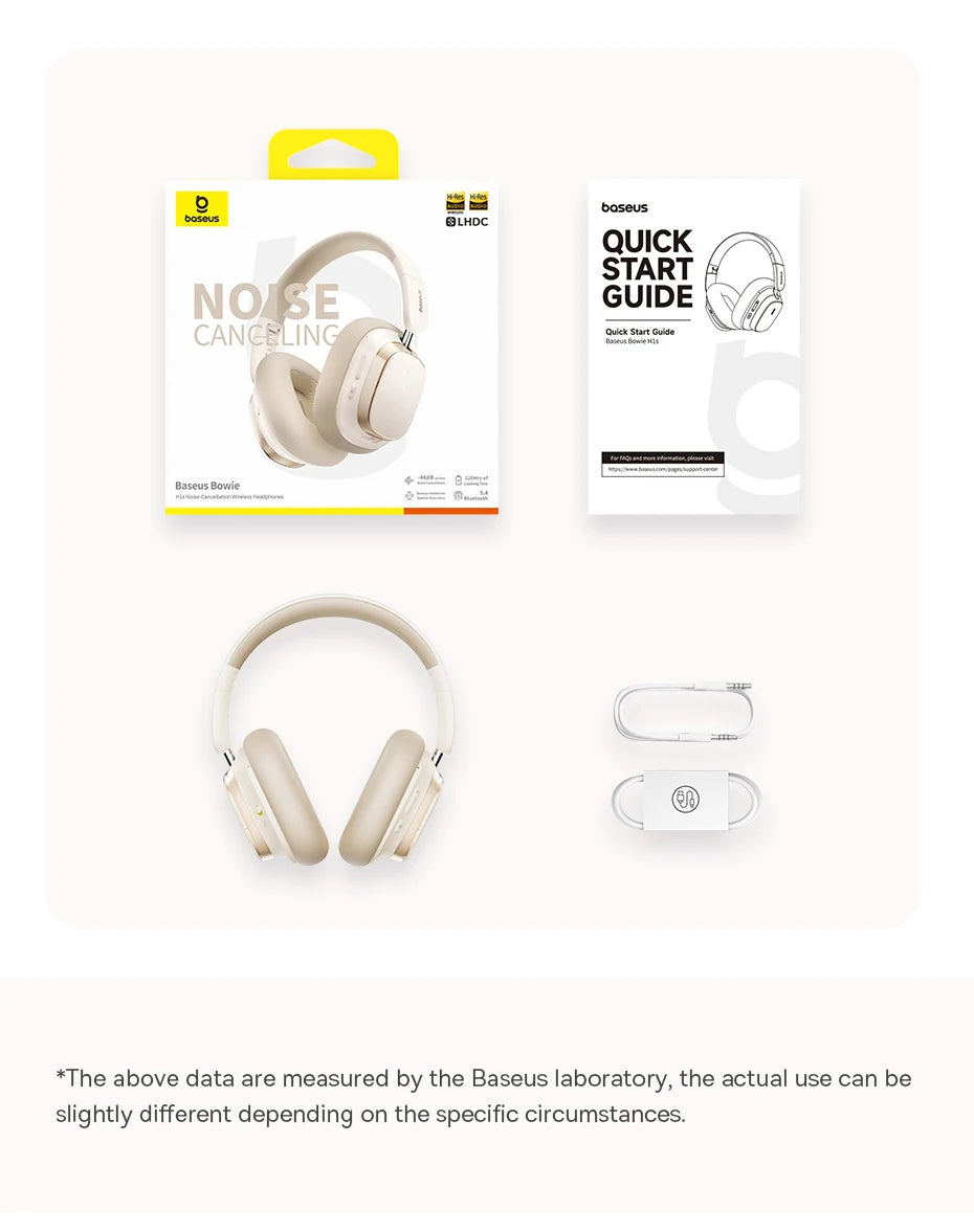 Baseus Bowie H1s Wireless Noise Canceling Headphones