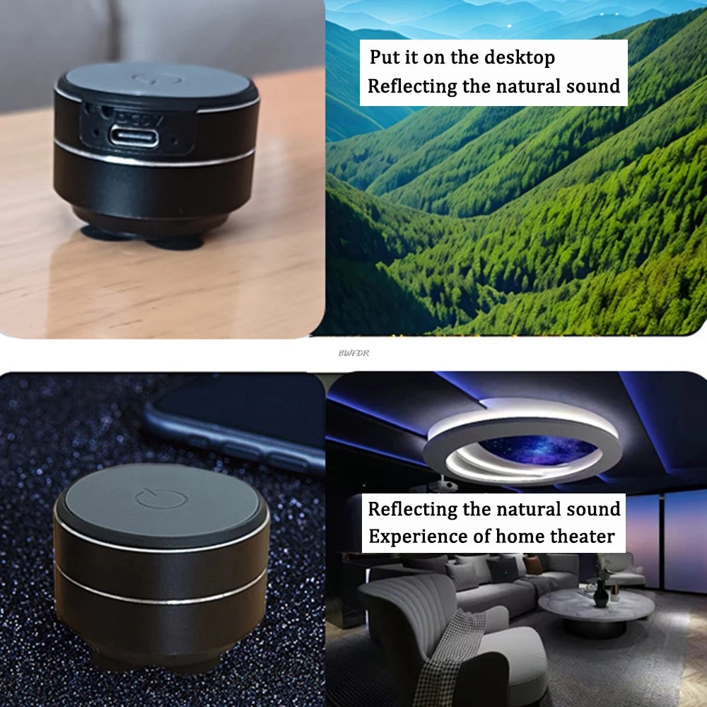 Mini Bone Conduction TWS Bluetooth Metal Speaker