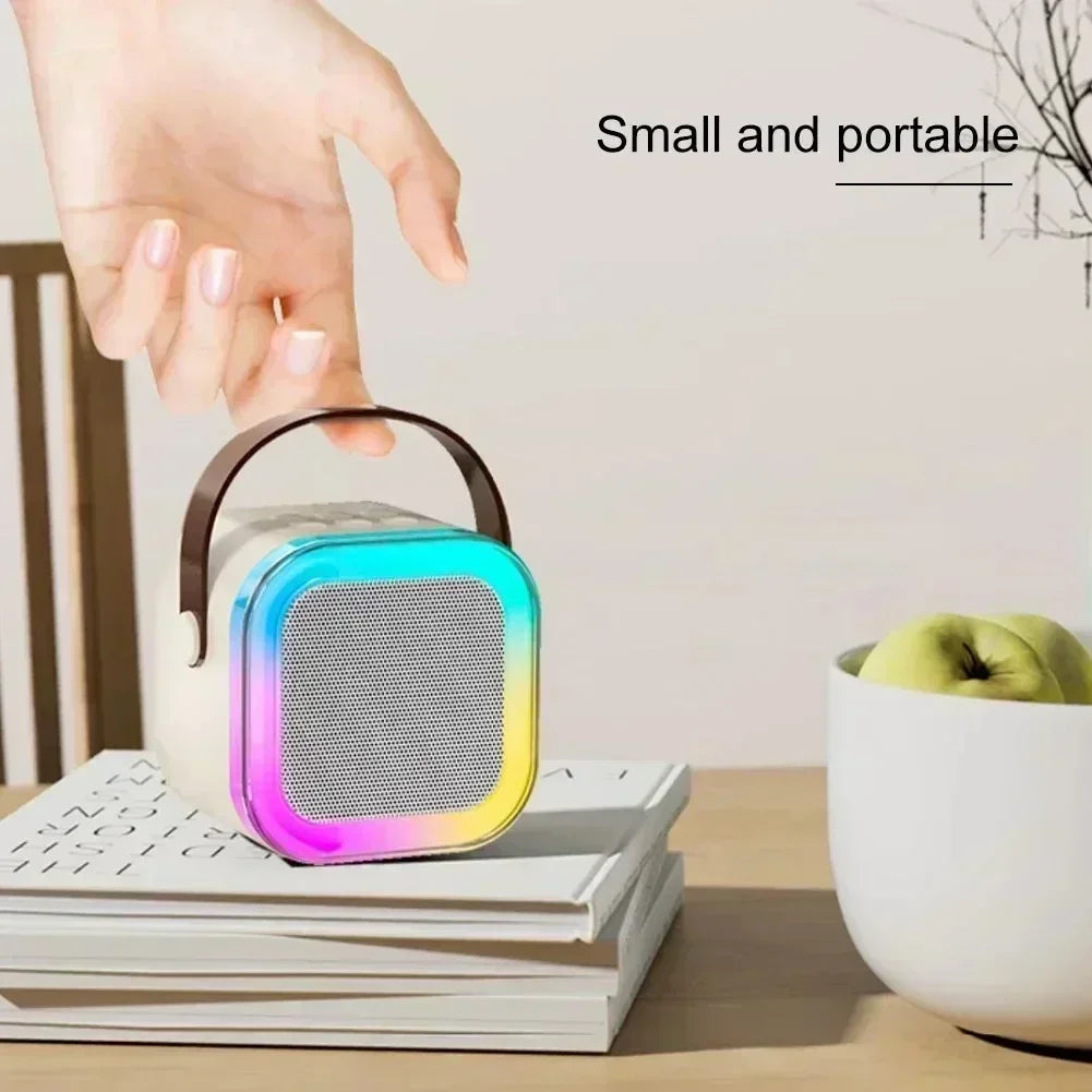 K12 Portable Bluetooth Karaoke Speaker with Dual Mics