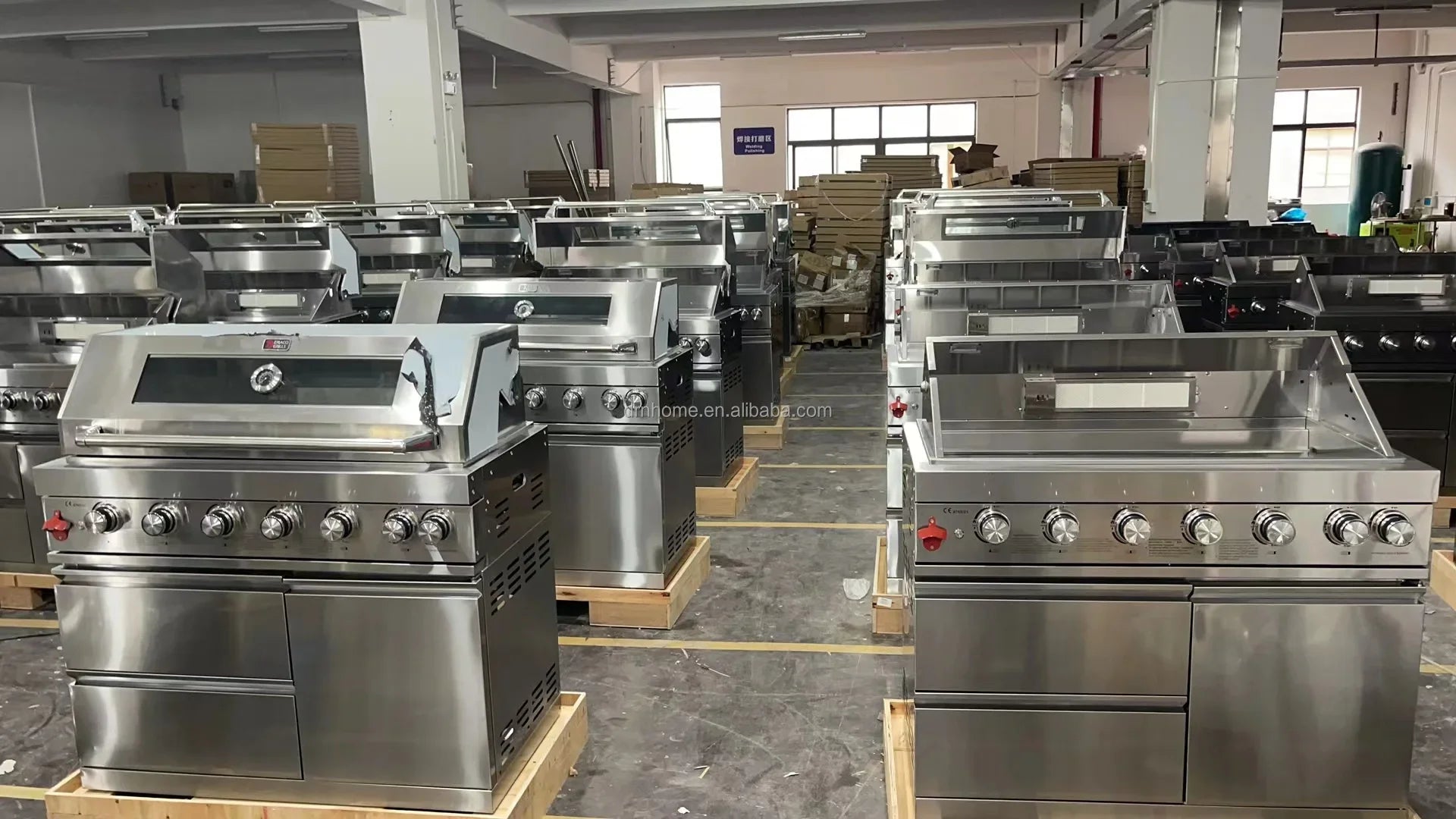 Custom Outdoor Kitchen Garden State Stainless Steel Outdoor BBQ Kitchen with Outdoor Grill