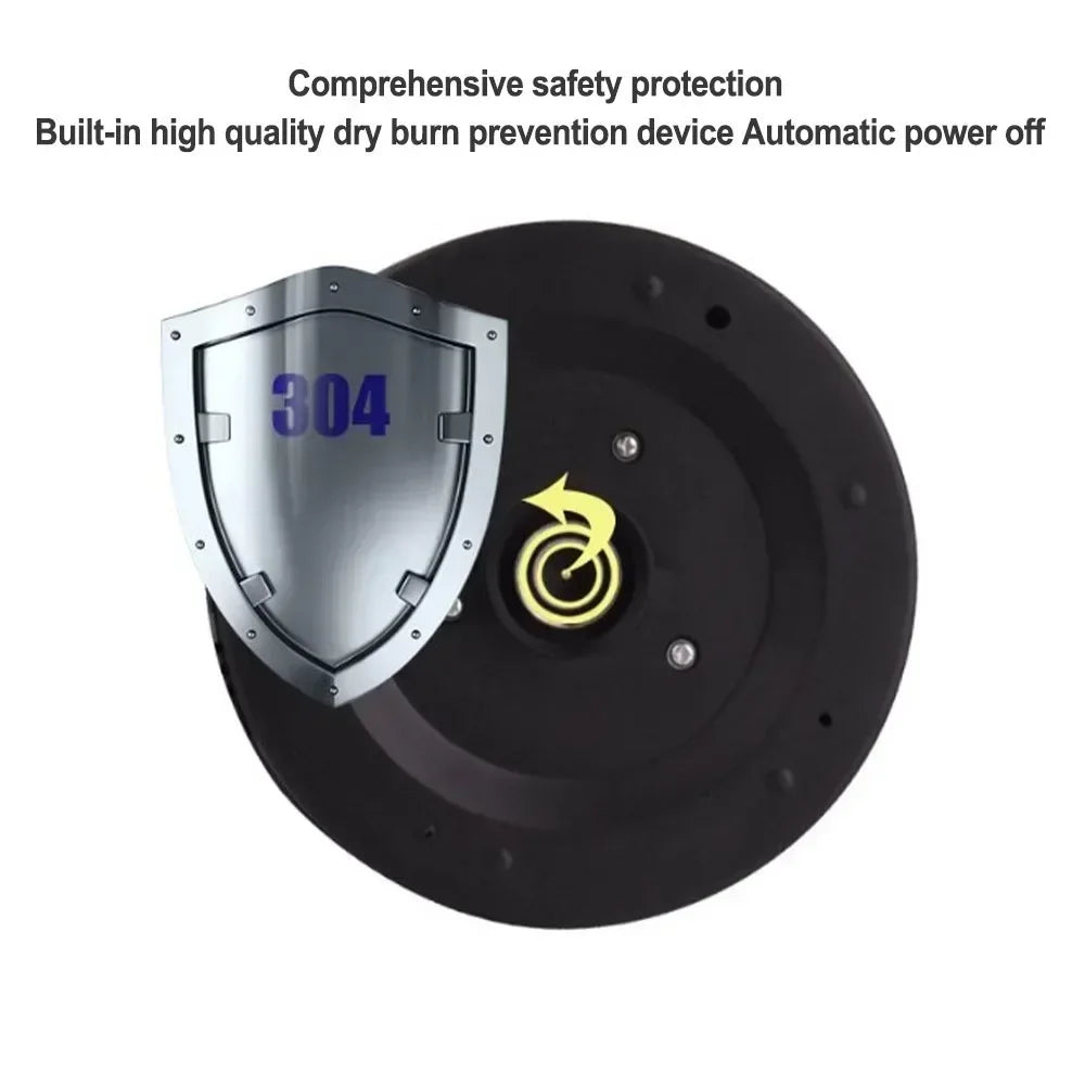 2L Stainless Steel Electric Kettle – Smart Whistle Kettle