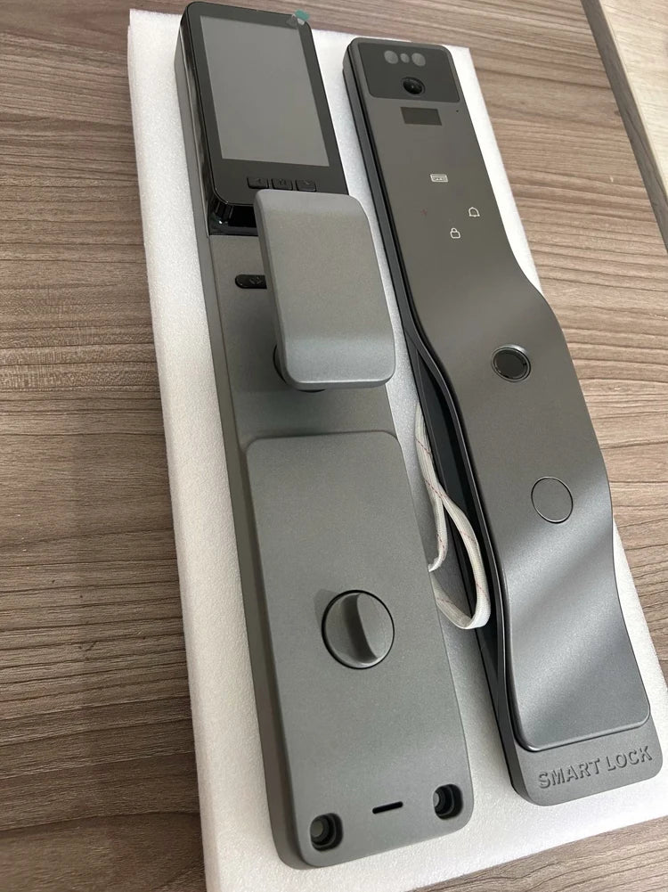 Tuya App Smart Lock Household Anti-theft Door Fingerprint Lock With Camera Password Lock Large Door Lock