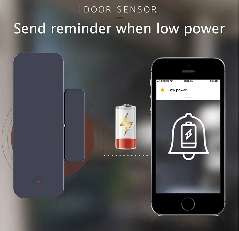 Tuya Zigbee/WiFi Door & Window Entry Sensor