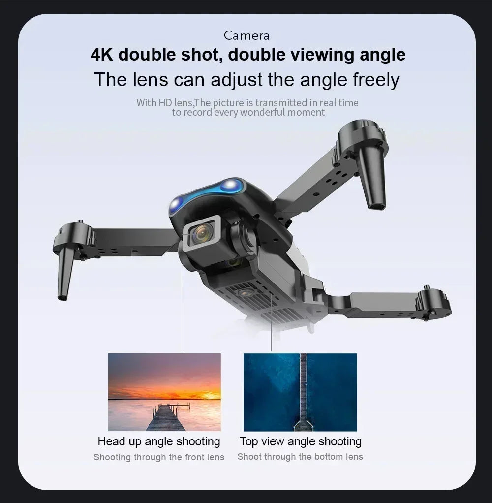 E99Pro 4K Foldable RC Drone with Dual Camera