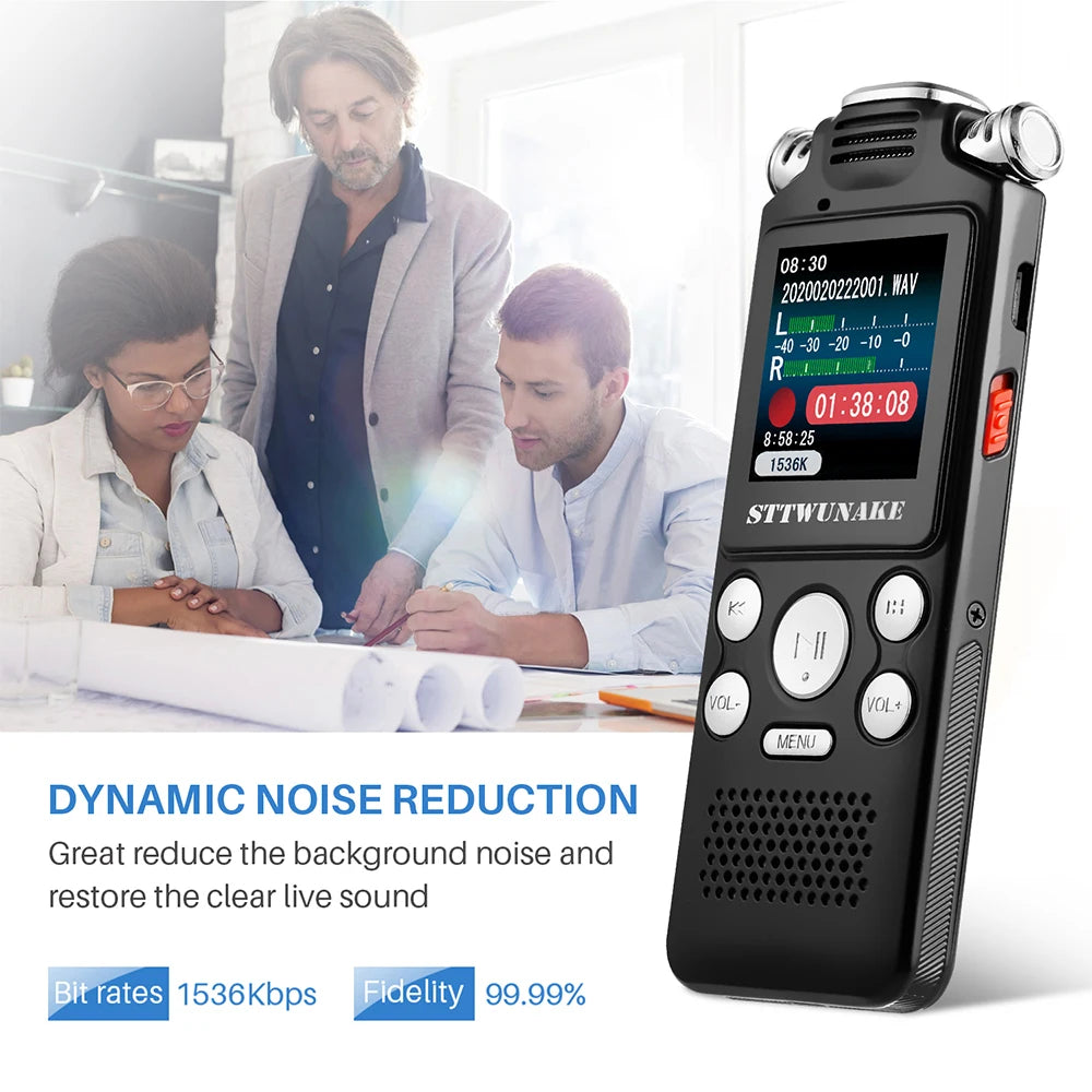 Professional Voice Activated Digital Audio Recorder