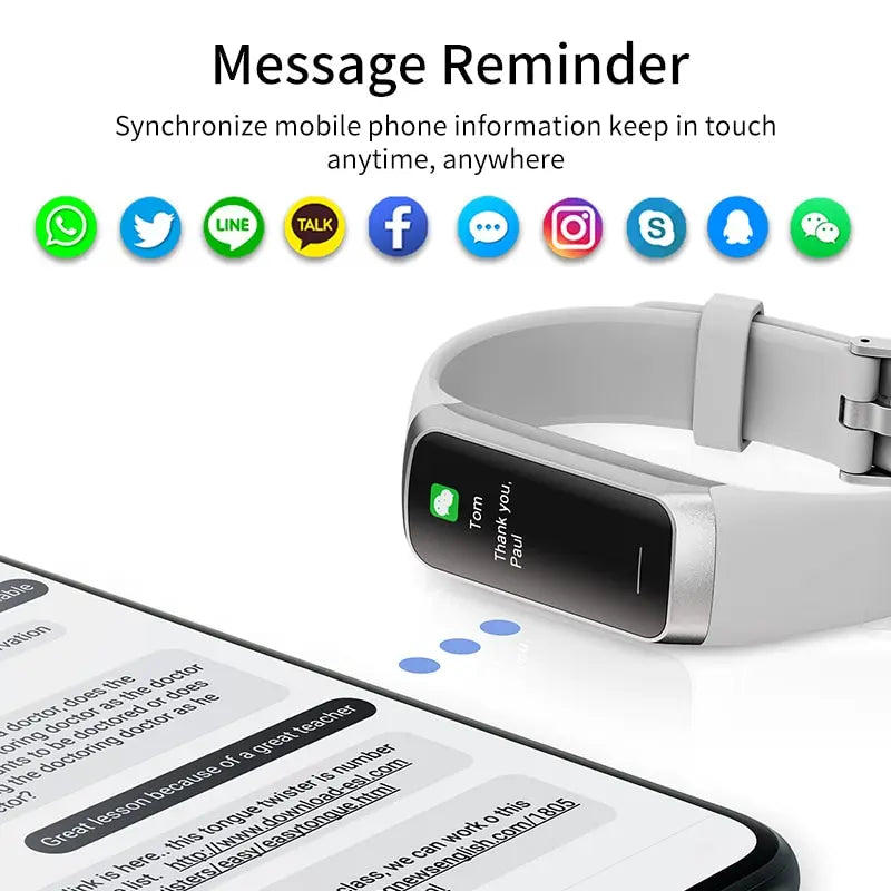 LIGE AMOLED Smart Watch for Men & Women