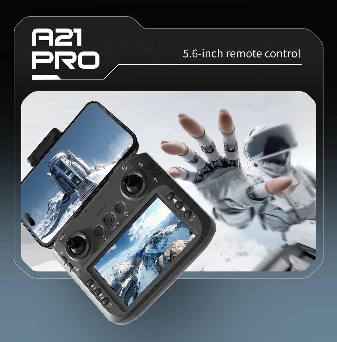 For Xiaomi New A21 Pro Mini Drone 4K Professional 8K HD Camera with Screen RC Dron Brushless Motor Obstacle Avoidance Quadcopter